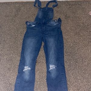 H&M Medium Wash Denim Overalls
